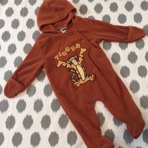 Disney Tigger Infant Baby Snowsuit Fleece Coverall